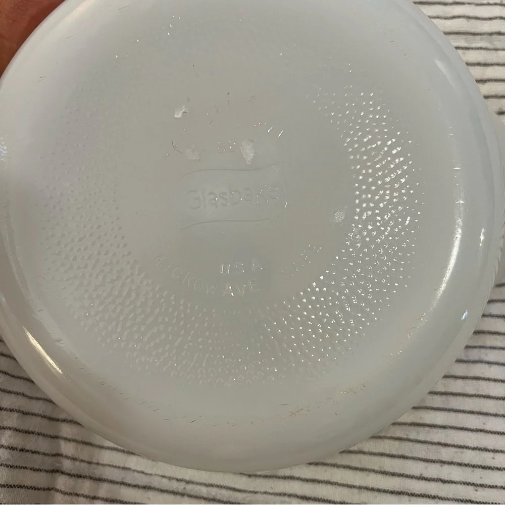 Vintage Glasbake Casserole Dish